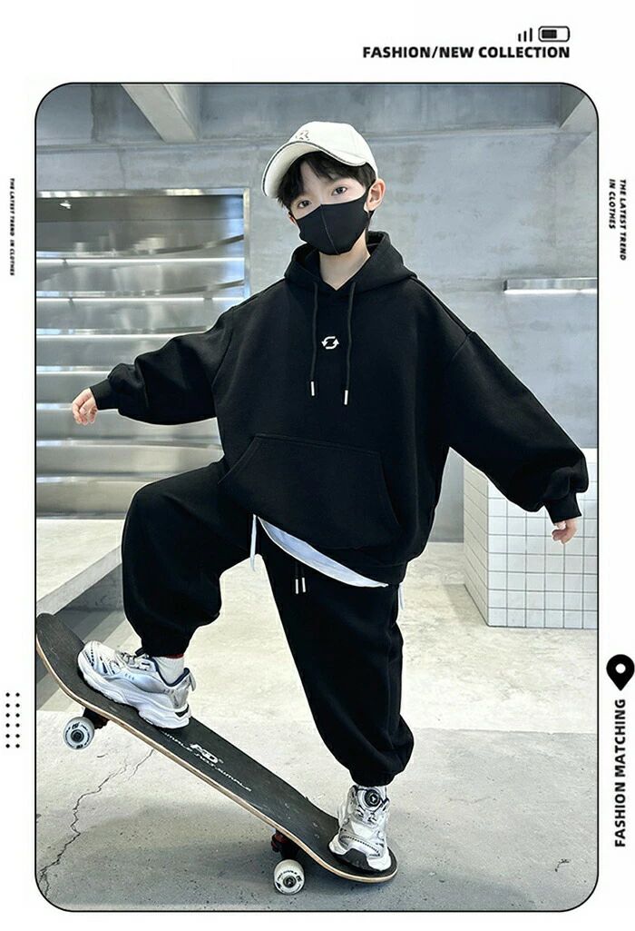 ジュニア 運動 ゆったり 小学生 ジャージ カジュアル スウェット トレーナー ルームウェア 普通着 大きいサイズ スポーツ