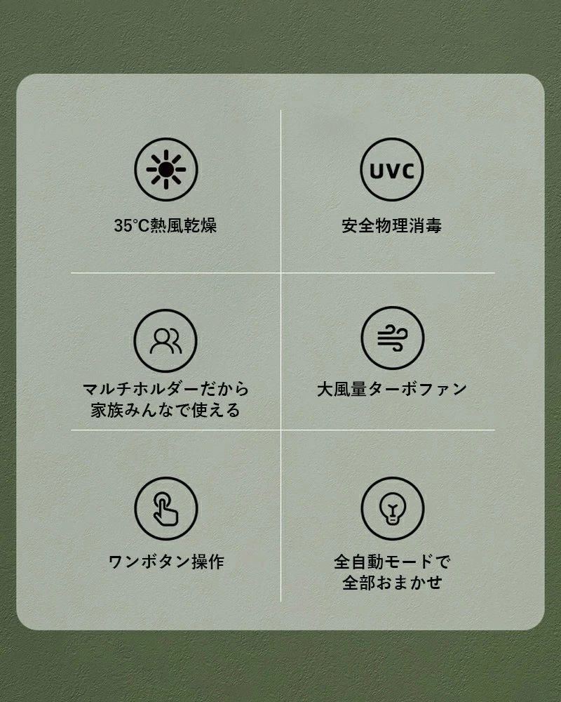 充電式 乾燥 梅雨対策 カビ防止 自動電源オフ機能 歯ブラシ除菌ケース 電動歯ブラ...