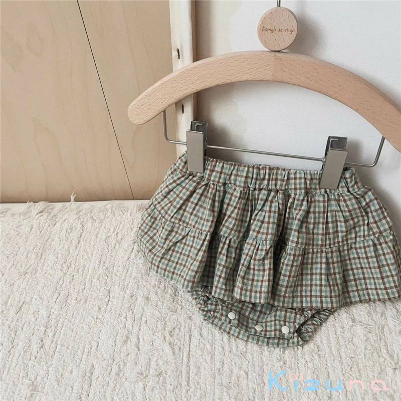 ストア石丸の布帛 べビー服 赤ちゃん ボトムス ベビーウェア子供服 女児 短パンツ バルーンパンツ 綿 かわいい ベビー服 シンプル｜アングル3