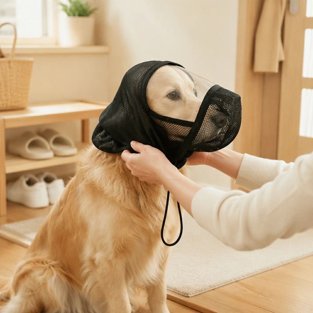 商品名犬用マズル 調整可能 通気 メッシュマスク セーフティマスクカラーブラックサイズS/M/L商品紹介：【素材に徹底こだわり】軽量メッシュ素材を採用し、最適な通気性を実現。確かな保護力と持続的な空気循環で、晴れの日の散歩や軽い運動中も、愛犬を爽やかに保ち、暑すぎる状態を防ぎます。【幅広い犬種に対応】異物の誤飲を防ぎ、行動トレーニングをしっかりサポート。散歩や公園、人混みなど、汚れや危険物が気になる場所でも安心。毎日のシーンで愛犬を守る実用的なマウスガードです。【お手軽ケアで便利】洗浄や交換も簡単、飼い主様に優しい設計。複数の犬を飼うご家庭にも便利な携帯性。お出かけ先やアウトドアでも、愛犬の快適さを損ないません。【顔全体をしっかり保護】細かいメッシュで砂や泥をブロック。活発な遊びや旅行、アウトドアでの冒険でも、環境の影響からペットをしっかり守ります。長時間の使用でも安心快適な装着感を実現。【一日中やさしいフィット】柔軟で調整可能な構造で、ずれや擦れを防止。自宅や公園、トレーニングなど、どんな場面でも自然な動きをサポート。愛犬に安定した装着感を長くお届けします。注意事項サイズは測り方により、1cm〜2cm誤差が生じる場合がございます。お客様のモニター環境により実物の色合いと若干お色目が異なる場合がございます。モデルに使用している小物やアクセサリー等はセット内容に含まれておりません。商品名犬用マズル 調整可能 通気 メッシュマスク セーフティマスクカラーブラックサイズS/M/L商品紹介：【素材に徹底こだわり】軽量メッシュ素材を採用し、最適な通気性を実現。確かな保護力と持続的な空気循環で、晴れの日の散歩や軽い運動中も、愛犬を爽やかに保ち、暑すぎる状態を防ぎます。【幅広い犬種に対応】異物の誤飲を防ぎ、行動トレーニングをしっかりサポート。散歩や公園、人混みなど、汚れや危険物が気になる場所でも安心。毎日のシーンで愛犬を守る実用的なマウスガードです。【お手軽ケアで便利】洗浄や交換も簡単、飼い主様に優しい設計。複数の犬を飼うご家庭にも便利な携帯性。お出かけ先やアウトドアでも、愛犬の快適さを損ないません。【顔全体をしっかり保護】細かいメッシュで砂や泥をブロック。活発な遊びや旅行、アウトドアでの冒険でも、環境の影響からペットをしっかり守ります。長時間の使用でも安心快適な装着感を実現。【一日中やさしいフィット】柔軟で調整可能な構造で、ずれや擦れを防止。自宅や公園、トレーニングなど、どんな場面でも自然な動きをサポート。愛犬に安定した装着感を長くお届けします。注意事項サイズは測り方により、1cm〜2cm誤差が生じる場合がございます。お客様のモニター環境により実物の色合いと若干お色目が異なる場合がございます。モデルに使用している小物やアクセサリー等はセット内容に含まれておりません。