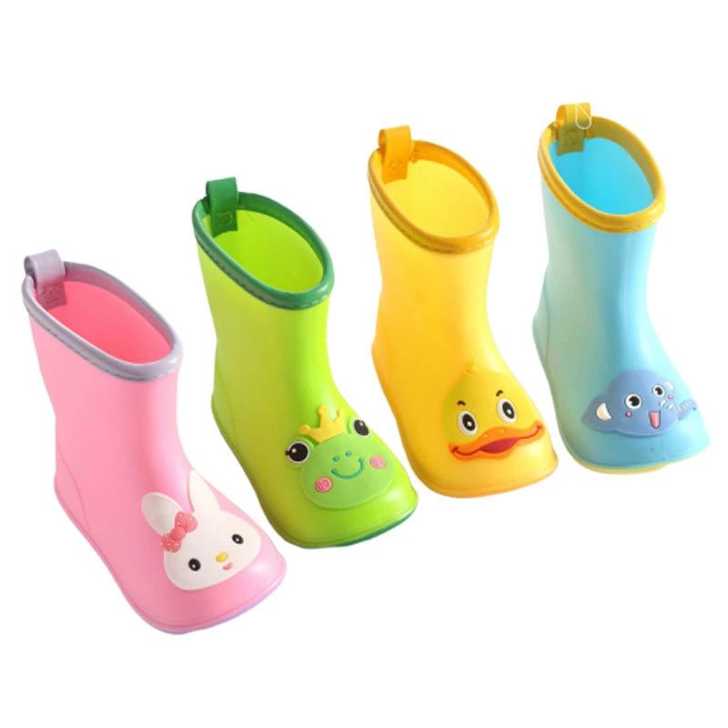 送料無料 子供レインブーツ レインシューズ　梅雨対策　長靴 動物 キッズ ジュニア...