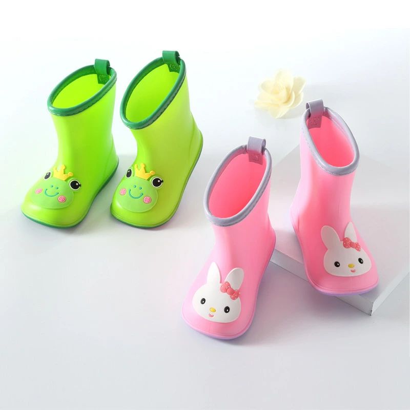 送料無料 子供レインブーツ レインシューズ　梅雨対策　長靴 動物 キッズ ジュニア...