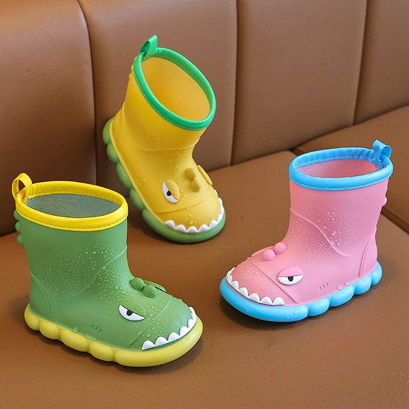 送料無料 子供レインブーツ 大人レインブーツ レインシューズ 梅雨対策 長靴 恐竜 ...