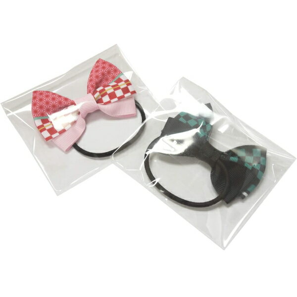 和柄 和風 リボン ヘアゴム 髪ゴム ヘア アクセサリー 8柄 単品 個包装