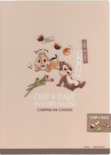 下敷き チップ＆デール TULIP MOCA B5サイズ Disney ディズニー チップ デール chip dale 1
