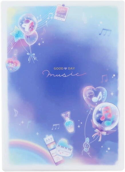 下敷き GOOD DAY MUSIC B5サイズ 音楽 音符 ユニコーン
