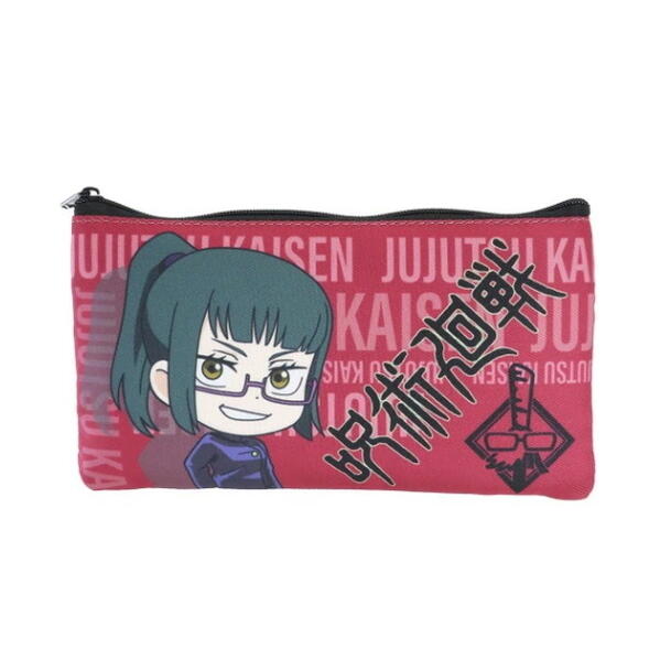 Rakuten - 呪術廻戦 フラットポーチ 禪院真希 ペンポーチ 小物入れ ポーチ 文具 筆箱 筆入れ