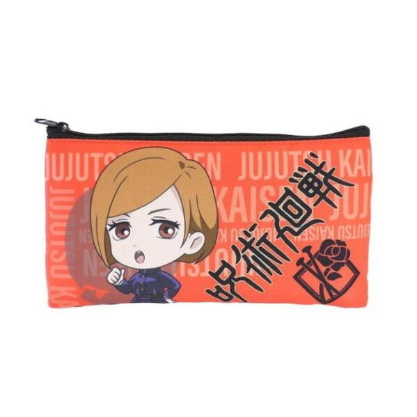 Rakuten - 呪術廻戦 フラットポーチ 釘崎野薔薇 ペンポーチ 小物入れ ポーチ 文具 筆箱 筆入れ
