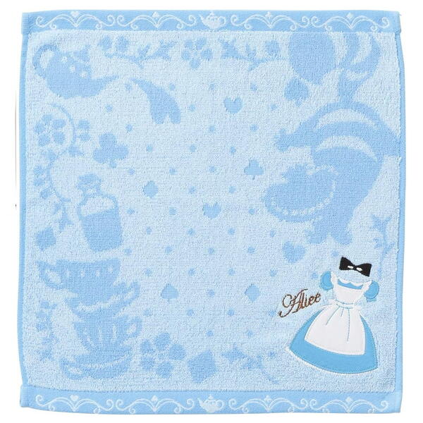 ウォッシュタオル タオル Disney ディズニー ふしぎの国のアリス ワンダーブルードレス タオル モチー..