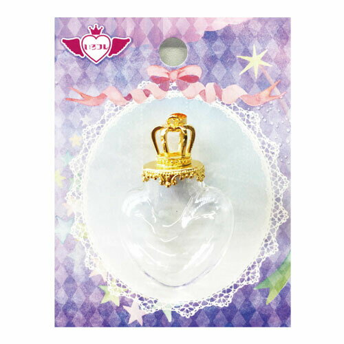 ツクリエ いろコレ ガラスドーム ハート アクセサリーパーツ トップ 子供 手作り キッズ ハンドメイド アクセサリー ゆめかわいい 商用利用可