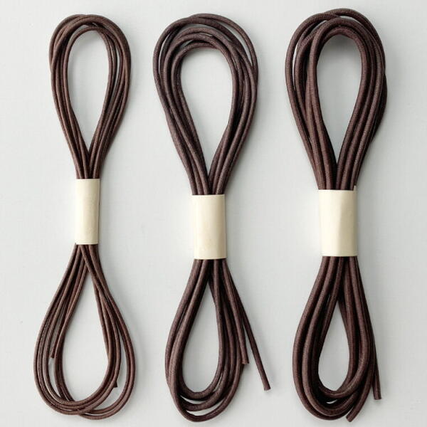ワックスコード 綿 コットン コード ロウ引き紐 ろう引き紐 ツクリエ ブラウン 2mカット ひも 紐 ハン..