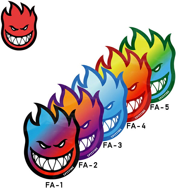 SPITFIRE BIGHEAD FADE(グラデーション) Sticker ■サイズ：6inch 高さ/約15.5cm・横/約11cm ■JAPAN authorized dealer ■当店は国内正規販売店です。 ※掲載画像はメーカー提供サンプル画像となります。 実商品と色合い等が若干異なる場合がございます。 ※当店は複数の店舗と在庫を共有している為、 売り違いによる完売が生じる場合がございます。