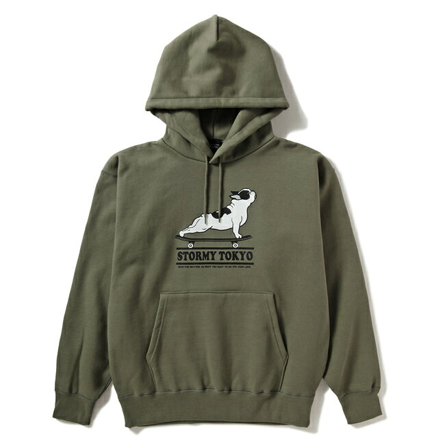 Rakuten - パーカー STORMY ORIGINAL ストーミー Frebull PULLOVER HOODIE Olive プルオーバーフード スウェット メンズ レディース