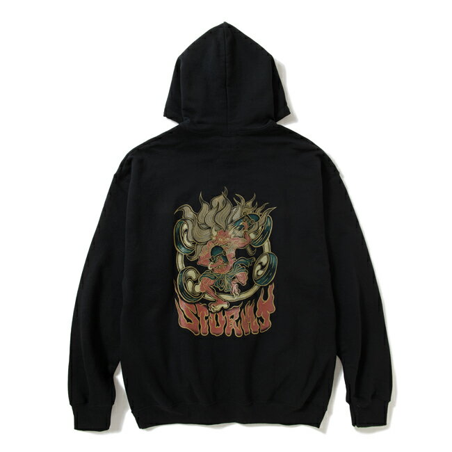 Rakuten - パーカー STORMY ストーミー Zyogen SK PULLOVER HOODIE Black プルオーバーフード スウェット メンズ レディース