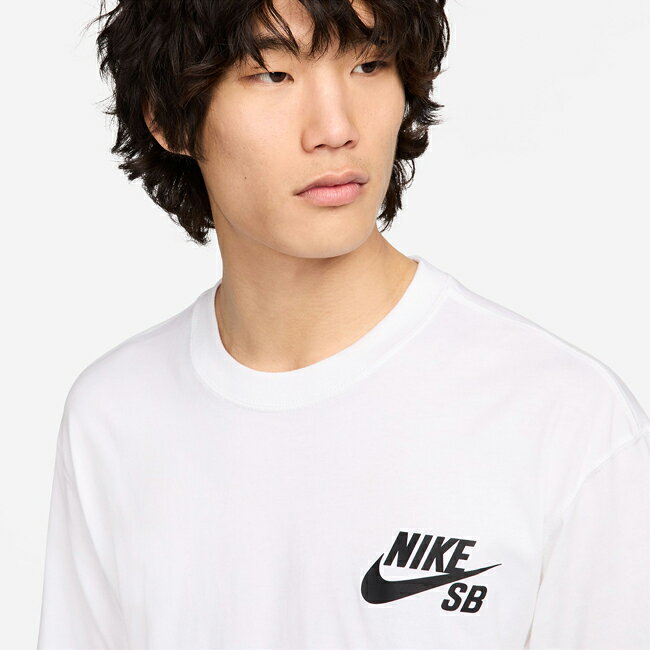 tシャツ NIKE SB ナイキ エスビー LOGO SKATEBOARD S/S TEE WHITE/BLACK DC7818-10...