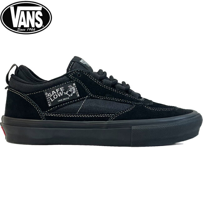 スニーカー VANS バンズ Skate Safe Low SKATEBOARD SHOES Tartan Black/Black スケートボード シューズ メンズ