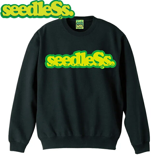 Rakuten - トレーナー seedleSs シードレス COOP Logo Crew Sweat Black クルーネック スウェット メンズ レディース