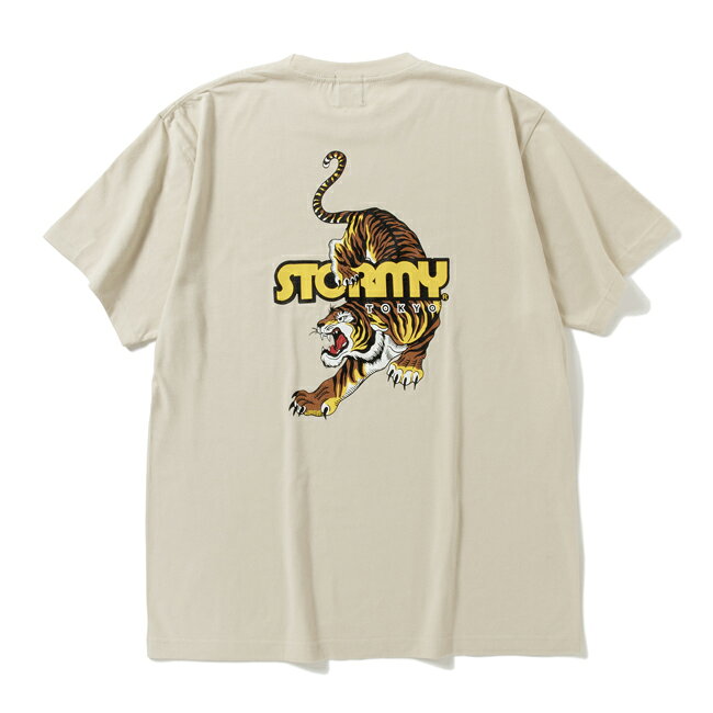 Rakuten - tシャツ STORMY ストーミー Tiger S/S T-Shirts Sand Beige 半袖Tシャツ カットソー メンズ レディース
