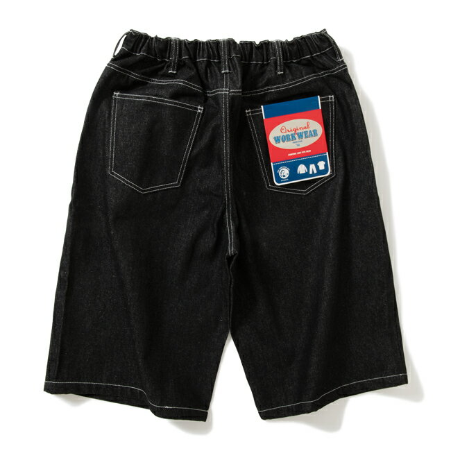 樂天商城 - ショーツ Original Workwear オリジナルワークウエア Rigid Wide Short Black ショートパンツ 短パン ハーフパンツ デニム メンズ