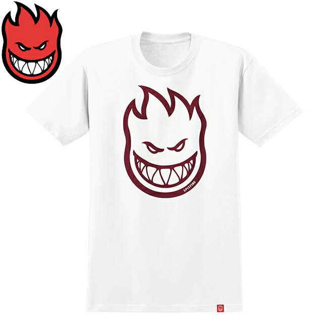樂天商城 - tシャツ SPITFIRE スピットファイア Bighead S/S T-Shirts White/Dark Red 半袖Tシャツ カットソー メンズ レディース