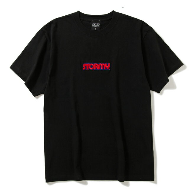Rakuten - tシャツ STORMY ORIGINAL ストーミー Logo 3D Embroidery T-Shirts Black 半袖Tシャツ 刺繍 カットソー メンズ レディース