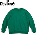 デビルユース Deviluse Back Wave Crewneck Sweat Green fw23090 トレーナー クルーネック スウェット メンズ レディース(4)
