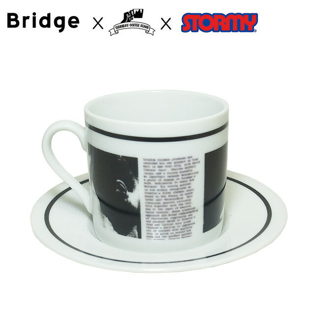 【BRIDGE x THURSDAY COFFEE STAND x STORMY】O.C CUP & SAUCER(ブリッジ サーズデイコーヒースタンド ストーミー トリプルコラボ カップ＆ソーサー）