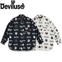 シャツ Deviluse デビルユース Anthology L/S Shirts Black White 長袖シャツ カジュアルシャツ メンズ レディース