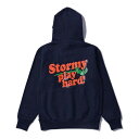 ストーミー STORMY パーカー PLAY HARD PULLOVER HOODSWEAT NAVY プルオーバーフード スウェット ネイビー