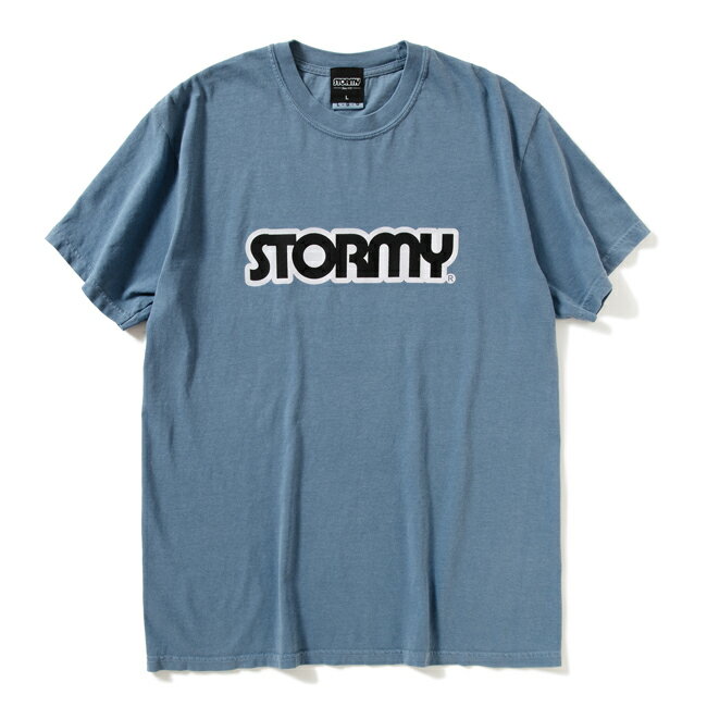 tシャツ STORMY ORIGINAL ストーミー Logo Pigment T-Shirts BlueJine 半袖Tシャツ ピグメント カットソー メンズ レディース