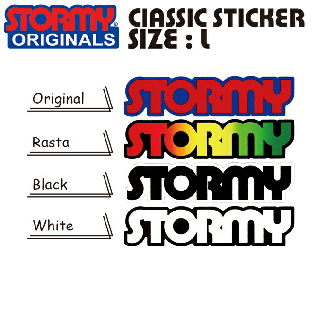 【STORMY】Original Classic Sticker Size L(ス