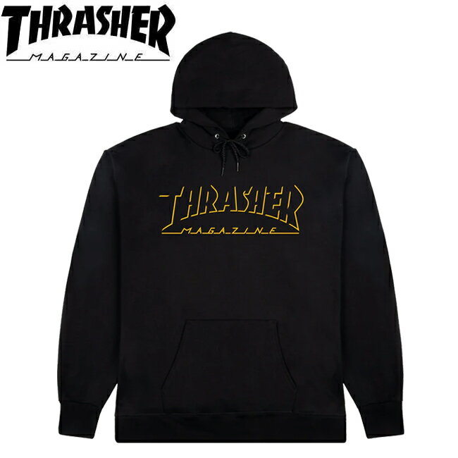 樂天商城 - パーカー THRASHER スラッシャー Shadow Mag Logo Hoodie Sweat Black プルオーバーフード スウェット メンズ レディース