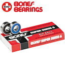 ボーンズ BONES スケボー パーツ SUPER SWISS 6 SKATEBOARD BEARINGS 8 PACK スーパースイス シックスボール スケー...