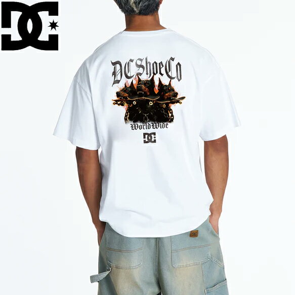樂天商城 - tシャツ DC SHOES ディーシーシューズ 26 SKATE DOGS SS T-Shirts White 半袖Tシャツ カットソー メンズ レディース