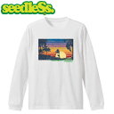 シードレス seedleSs tシャツ california world 2 L/S TEE WHITE 長袖Tシャツ ロングスリーブ ロンT ホワイト