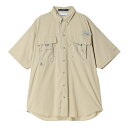 シャツ Columbia コロンビア Bahama 2 S/S Shirts 162Fossil バハマII 半袖シャツ カジュアルシャツ メンズ レディース(4)