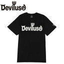 デビルユース DEVILUSE tシャツ LOGO SS Tshirts Black ロゴ 半袖Tシャツ ブラック メンズ レディース