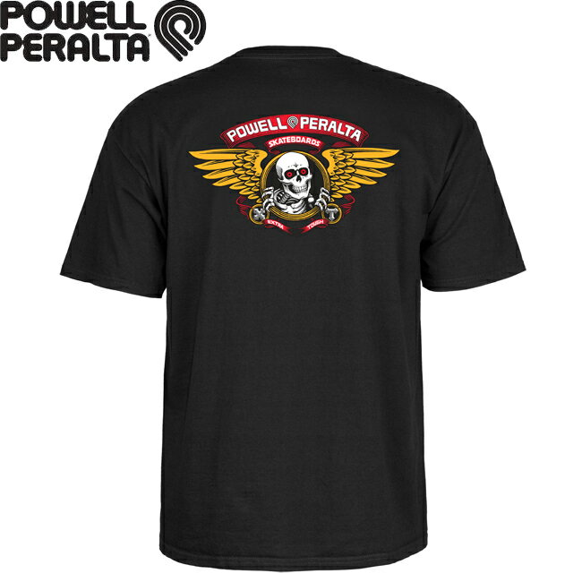 Rakuten - tシャツ POWELL PERALTA パウエルペラルタ Winged Ripper S/S T-SHIRTS Black 半袖Tシャツ カットソー メンズ レディース