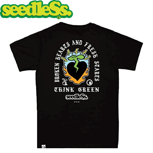樂天商城 - tシャツ seedleSs シードレス BHFS USA S/S T-SHIRTS Black 半袖Tシャツ ショートスリーブ カットソー メンズ レディース