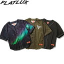 シャツ FLATLUX フラットラックス Prime Baseball Shirt Borealis Leopard CAMO ベースボールシャツ カットソー メンズ レディース