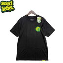 シードレス SeedleSs tシャツ DRIP DOT USA SS TEE Black 半袖Tシャツ ショートスリーブ カットソー メンズ レディース