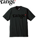 レンジ range tシャツ logo SS TEE BLACK/BLACK 半袖 Tシャツ カットソー ブラック