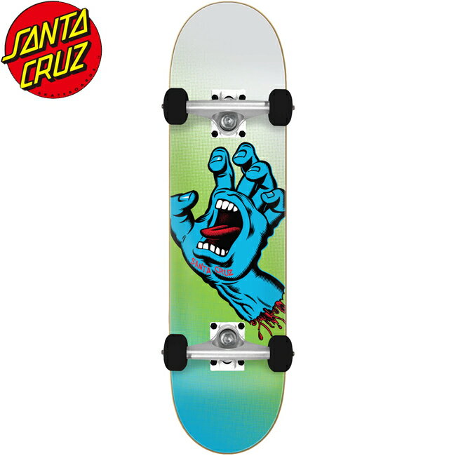 スケートボード SANTA CRUZ サンタクルーズ SCREAMING HAND COLOR FADE Skateboard Complete 8.0inch スクリーミング スケボー デッキ 初心者