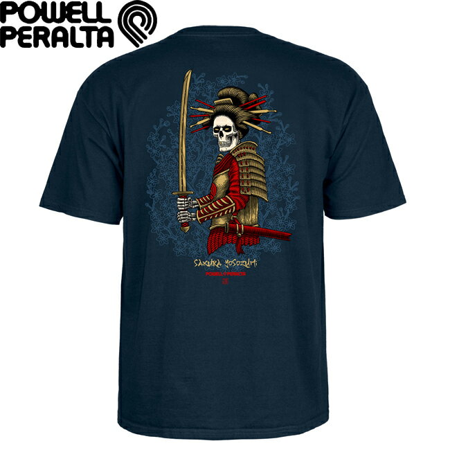 Rakuten - tシャツ POWELL PERALTA パウエルペラルタ Sakura Yosozumi Onna-Bugeisha S/S T-SHIRTS Navy 半袖Tシャツ カットソー メンズ レディース