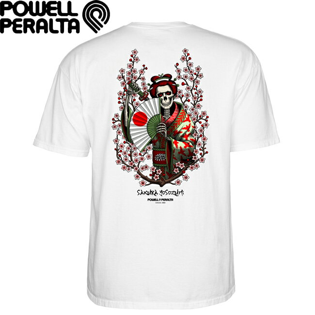 Rakuten - tシャツ POWELL PERALTA パウエルペラルタ Sakura Yosozumi Samurai S/S T-SHIRTS White 半袖Tシャツ カットソー メンズ レディース