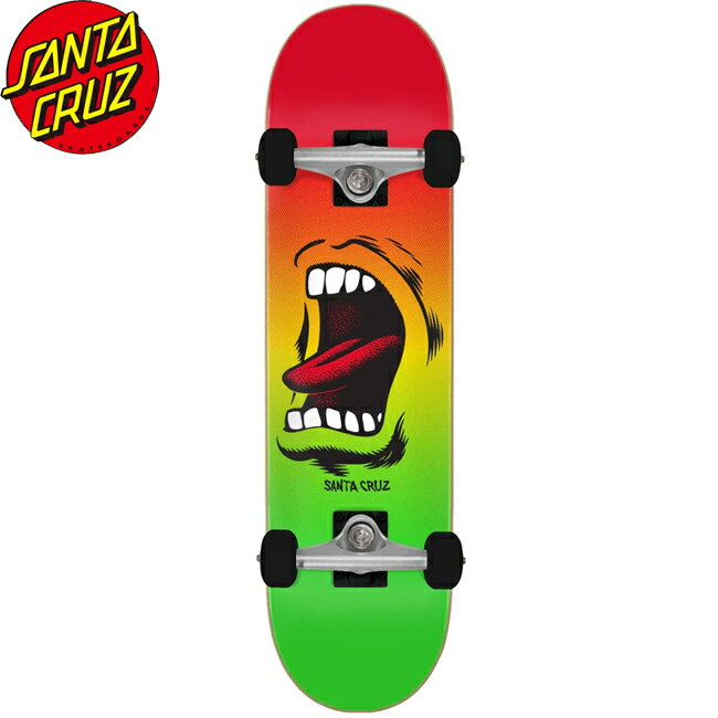�������ȥܡ��� SANTA CRUZ ���󥿥��롼�� Full Big Mouth RASTA Skateboard Complete 8.0inch �����꡼...