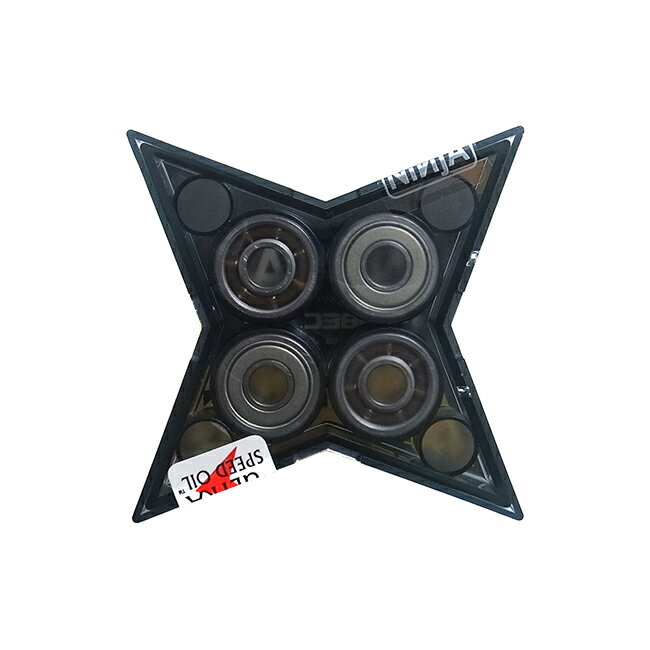 ニンジャ NINJA SKATEBOARD BEARING ABEC7 OIL 8 PACK スケートボード スケボー パーツ ベアリング オイル 1セット/8個入り 2