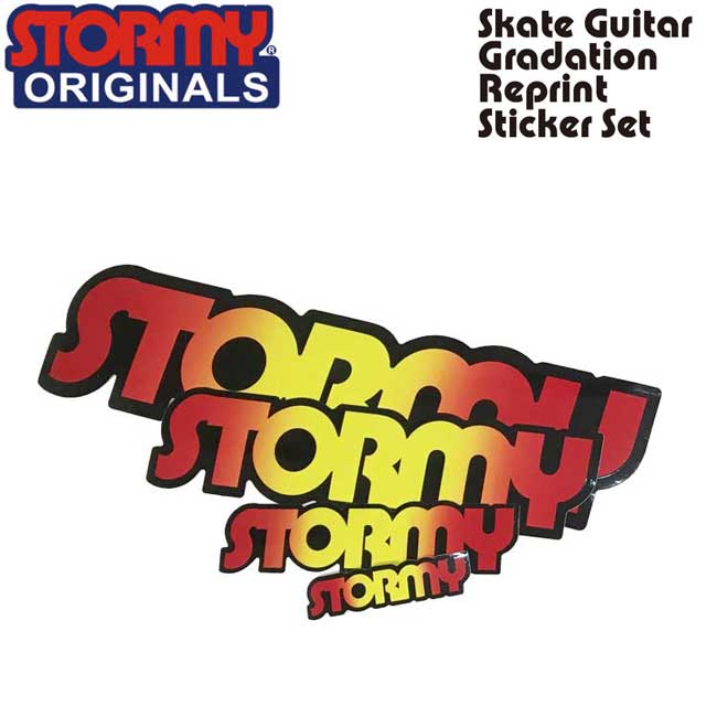 ȡߡ STORMY ƥå Original Skate Guitar Gradation Reprint Sticker Set ꥸʥ ܡ ȥܡ  ǡ  ƥå å