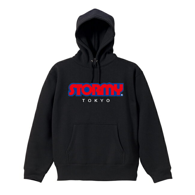 樂天商城 - パーカー STORMY ORIGINAL ストーミー Logo TOKYO Pullover Hoodie Black プルオーバーフード スウェット メンズ レディース