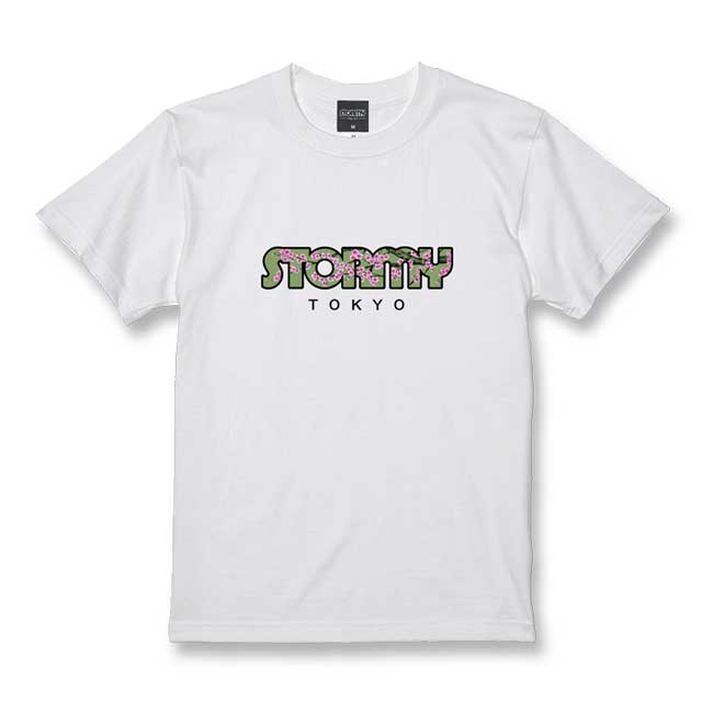 樂天商城 - tシャツ STORMY ストーミー LOGO SUKURA TOKYO S/S T-SHIRTS Vanilla White 半袖Tシャツ カットソー メンズ レディース